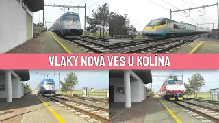 Vlaky NOVÁ VES U KOLÍNA 3.3.2023