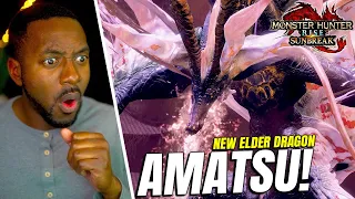 Amatsu First Attempt... New Elder Dragon Reaction | Monster Hunter Rise Sunbreak