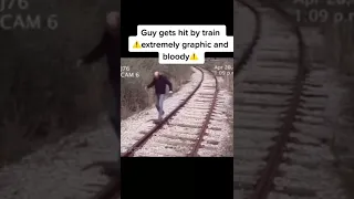 Poor Old Man Gets Hit By Train 😭😭😭 (extremely bloody/graphics) (Emotional)