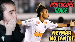 PORTUGUÊS REAGE AO NEYMAR NO SANTOS - PURA MAGIA #neymar