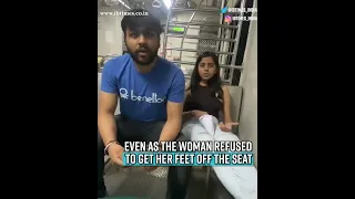 "We are lawyers": Viral video from Mumbai local draws flak; couple schooled for arrogance