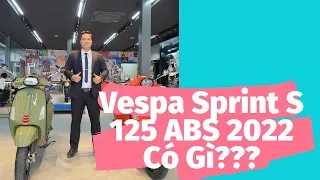 Vespa Sprint S 125 ABS 2022 Có Gì HOT? Giá Bán Bao Nhiêu?