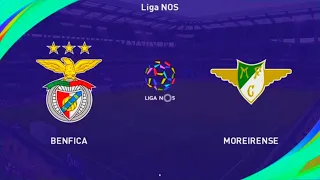 SL BENFICA x MOREIRENSE FC ( 1080p/60FPS ) LIGA NOS ( CAMPEONATO PORTUGUÊS DE FUTEBOL ) PES 2021