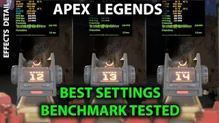 Apex Legends BEST SETTINGS Benchmark Tested