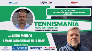 A Monte Carlo tutti giù sulla terra!: Guido Monaco e Dario Puppo a TennisMania Speciale Monte Carlo