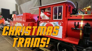 Big Model Trains For The Christmas Season