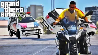 GTA V : NEYMAR DEU FUGA NA POLICIA DE BMW GS 1200 ADVENTURE