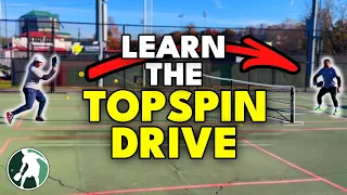 HOW to Hit a Topspin Drive | The Pickleball Clinic