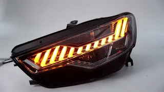 Audi A6 S6 C7 2012-2015 modified A7 LED headlights,Plug-in play