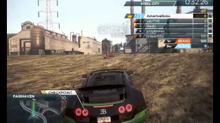 Need For Speed Most Wanted 2012 Online "Steel City" 0:45.56 [720p60]