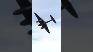 DeHavilland Mosquito Flyby #airplane #aviation #mosquito #warbirds