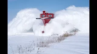 Powerful Trains Snow Plow Compilation 2018