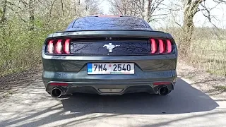 Ford Mustang 3,7 V6 Exhaust Magnaflow sound and acceleration 0-100