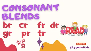 Beginning Consonant Blends with R | Learn to Read: br, cr, dr, fr, gr, pr, tr