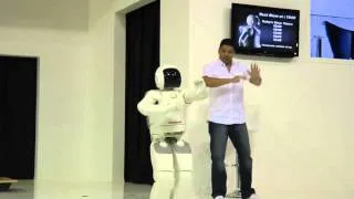 ASIMO robot - dancing in South Africa