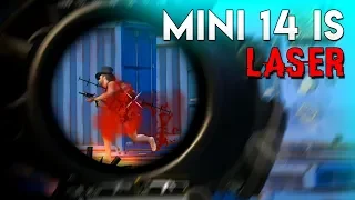 MINI 14 IS LASER ! 20 KILLS SOLO VS SQUADS PUBG MOBILE