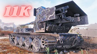 Waffenträger auf E 100  11K Damage World of Tanks,WoT Replays tank battle