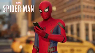 Spider-Man PC - Photorealistic Homecoming Stark Suit MOD Free Roam Gameplay!