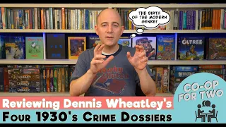 Historical Review of Dennis Wheatley's Four Crime Dossier Game Books from the 1930s (85min @ 4k)
