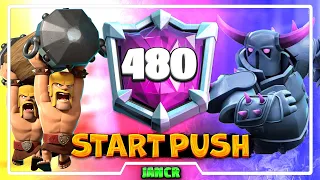 Live Ladder Push With Pekka Bridge Spam Against Hard Matchups 🔥