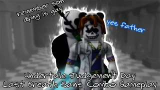 THIS COMBO IS VERY OP!!! Undertale Judgement Day Last Breath Sans Combo Gameplay