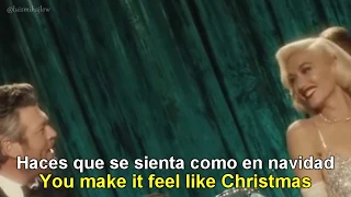 Gwen Stefani - You Make It Feel Like Christmas ft. Blake Shelton [Lyrics English - Español]