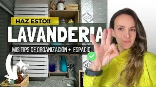 HAZ ESTO YA!!! Mis TIPS y TRUCOS de ORGANIZACION 🔝para mantener en ORDEN ✅la LAVANDERÍA.