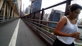 Crossing Queensboro Bridge from Queens to Manhattan since Tuesday, August 21, 2018