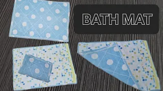 Recycle old towels into Bath Mat/ DIY Bath Mat idea, zero waste