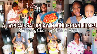 A Typical Saturday In A Nigerian Home! How to Make Okpa; Shopwithme & More