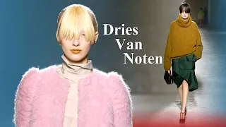Мода в Париже Dries Van Noten Осень 2024 Зима 2025 #714 Стильная Одежда и аксессуары
