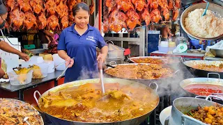 Grilled Duck, Beef Offal Stew, Hot Frying Pan With Vegetables & More - Best Cambodian Street Food