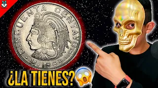 ¡Estas monedas son VALIOSAS! ¿Tienes alguna? | Moneda 50 centavos Cuauhtémoc