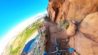 This Double Black Trail Is Not For The Faint Of Heart! - Portal Trail Moab