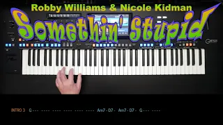 Somethin' Stupid - Nicole Kidman & Robby Williams, Cover, mit titelbezogenem Style auf Genos.