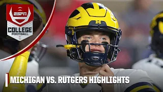 Michigan Wolverines vs. Rutgers Scarlet Knights | Full Game Highlights