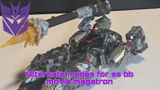 Alternate modes for studio series Bumblbee movie megatron