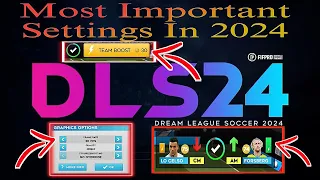 Most Important Settings You Should Know In DLS - 24 |Trending Video |🔥#