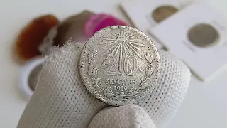 Moneda  de 20 Centavos Resplandor  1919 / VALE ESTO /#Numismatica Mexicana