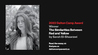 2022 Dalton Camp Award Announcement