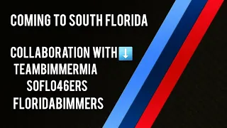 Collaboration With South Florida BMW Clubs