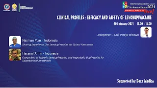 18th Indoanesthesia : Clinical Profiles: Efficacy and Safety of Levobupivacaine