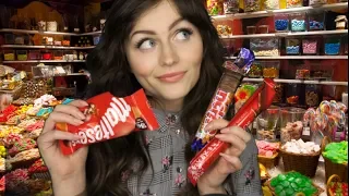 ASMR~ Candy Store Roleplay~ Whispered taste testing