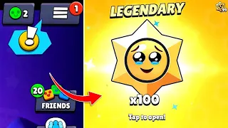 Finally!! MORE 100 STAR DROPS ✓ Claim Now | Brawl Stars #brawl stars