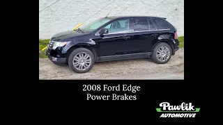 2008 Ford Edge, Power Brake Repair