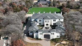 Flyover of Biggest House in Southlake, TX