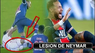 NEYMAR LESION PSG VS LYON