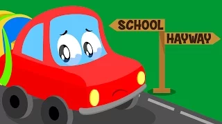 Little Red Car | Lost Car Original Song For kids | Cartoon about cars for kids