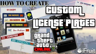 How to create Custom License Plates in GTA V Online