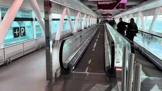 Rome Fiumicino Airport - Schindler Travelators & Escalators between T1 & T3 Landside